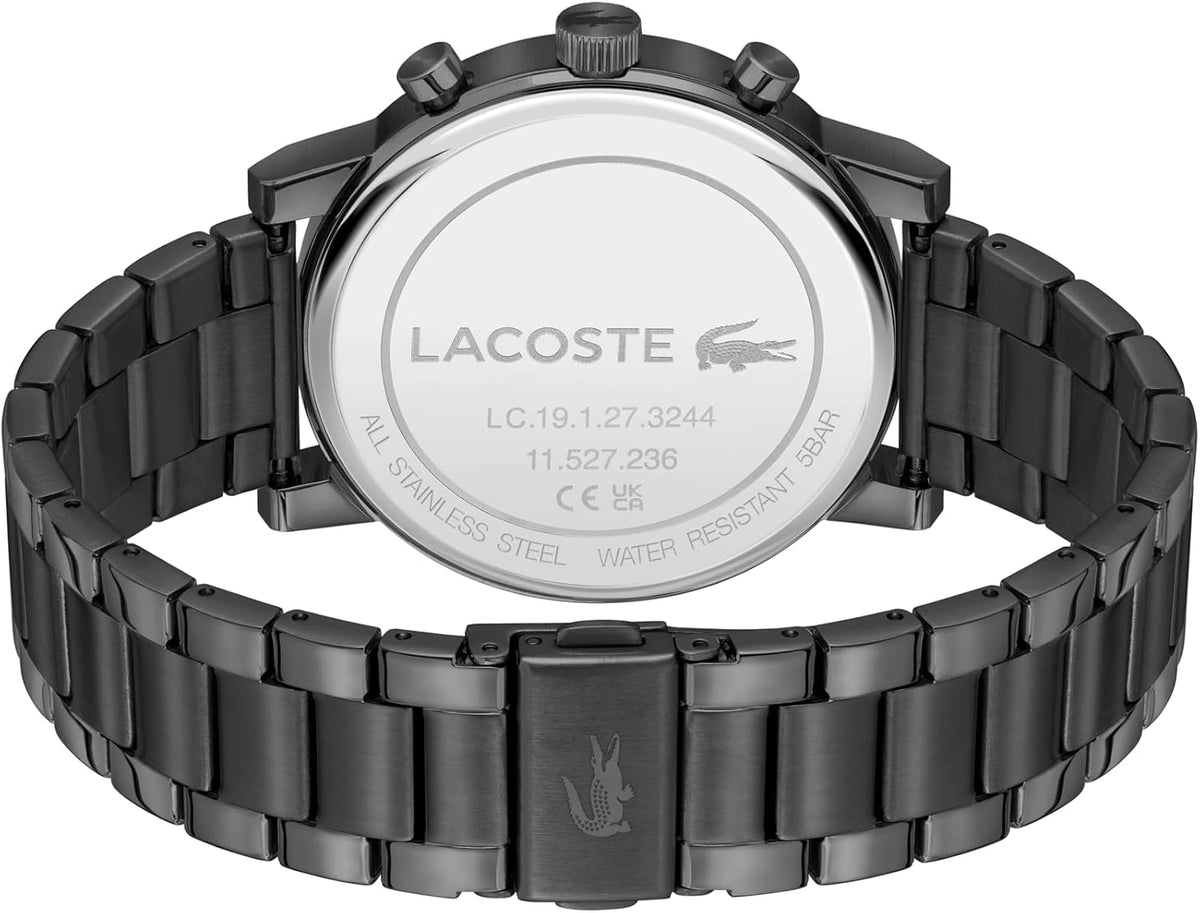 Lacoste Replay Reloj Multifunción para Hombre - Brazalete con eslabones - Estilo Minimalista - Regalo para Él - 43mm