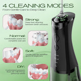 OasiSmile C2 Irrigador bucal inalámbrico para dientes, irrigador bu...