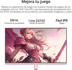 Pixio PX248 Wave Pink 24 pulgadas 200Hz Frecuencia de actualización...