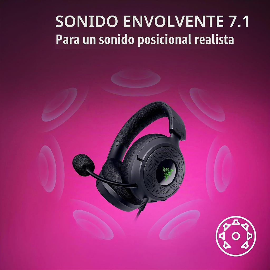 Razer Kraken V4 X Sensa HD Haptics Auriculares con cable para juegos