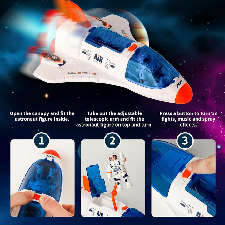 Wbzle Juguete de Transbordador Espacial con Figura de Astronauta \u...