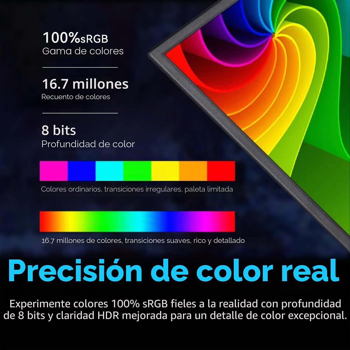 Monitor AMD FreeSync de 22" FHD 75Hz, sRGB 99%, HDMI, EyeCare p...