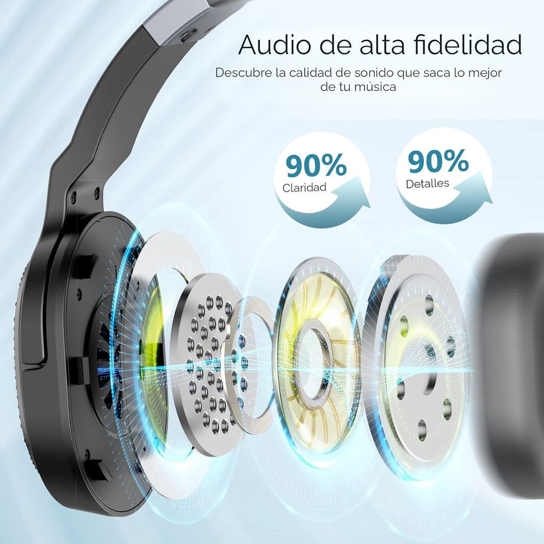 COSMUSIS Auriculares Bluetooth para Camioneros, Auriculares Inalámb...