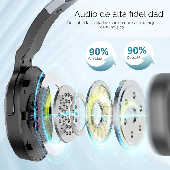 COSMUSIS Auriculares Bluetooth para Camioneros, Auriculares Inalámb...
