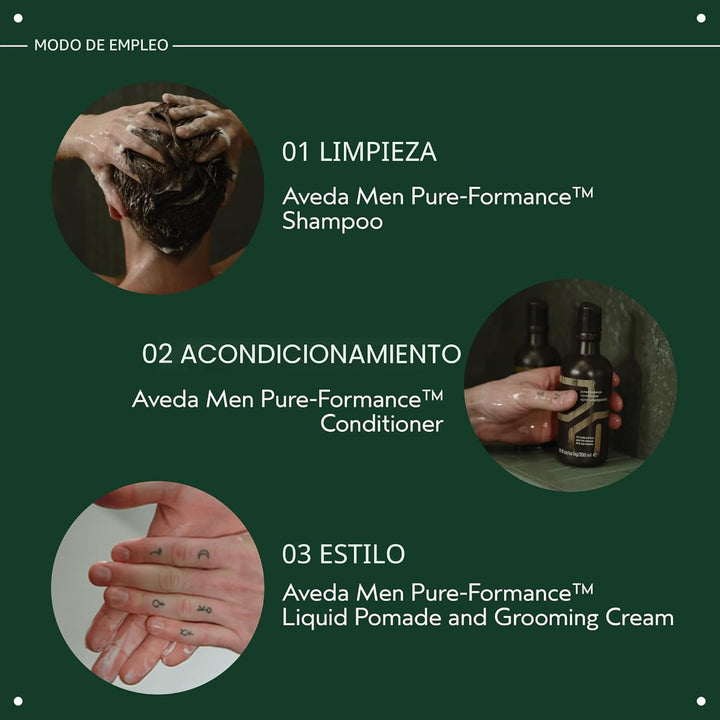 Aveda Arcilla de aseo Pure-Formance para hombre, fijación fuerte, a...