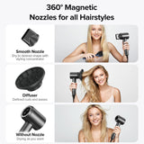 Secador de pelo, motor sin escobillas de 150000 RPM con iones negat...