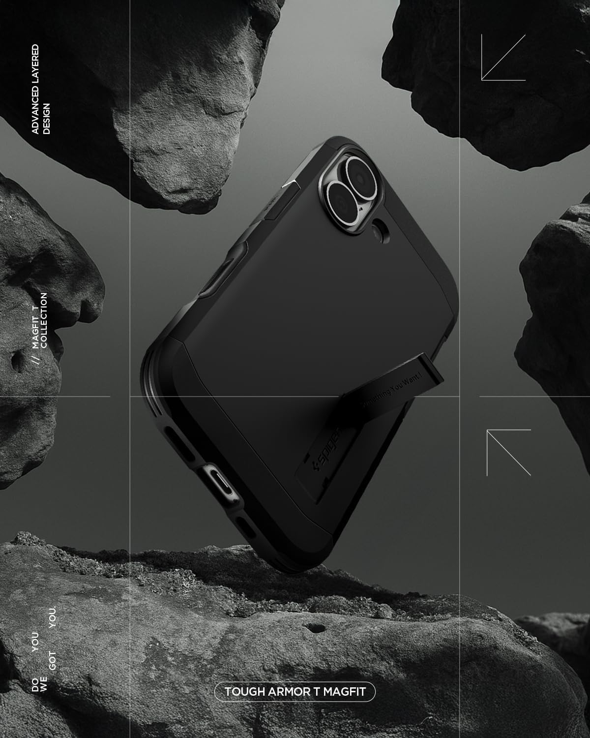 Spigen Funda para iPhone 17, Tough Armor T MagFit [Botón de Control de Cámara] [Compatible con MagSafe] - Negro