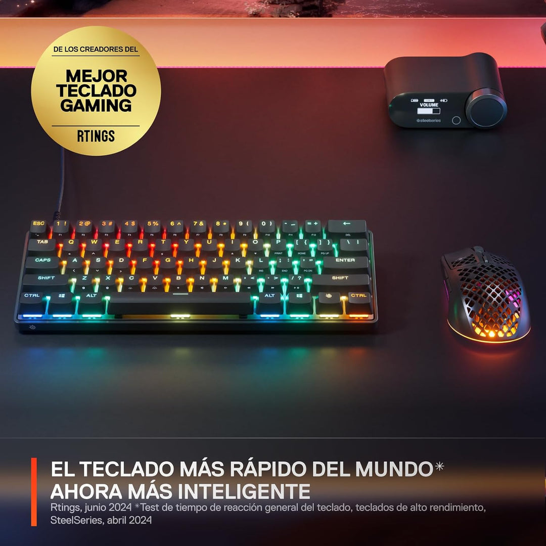 SteelSeries Apex Pro Mini Gen 3 OmniPoint 3.0 Interruptores HiperMa...
