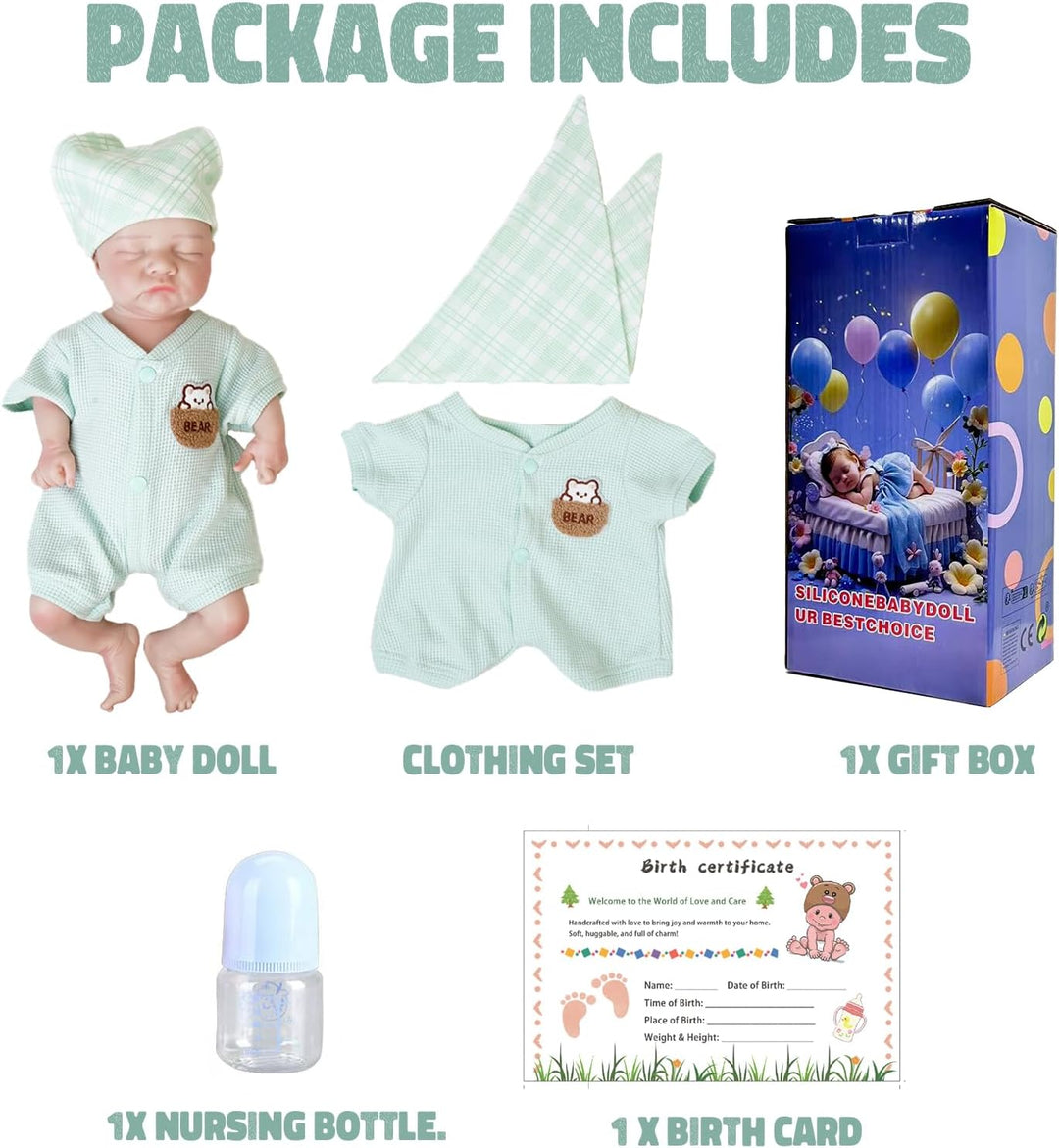 Muñecas Bebé Reborn Realistas Niño - Muñeca de Bebé de 17 Pulgadas...