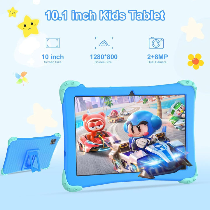 Tableta para niños Fivahiva de 10 pulgadas, tableta Android 15 para...