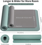 Colchoneta de Yoga Extra Ancha y Gruesa 8 mm, 72" x 31.5"