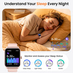 Fitpolo Reloj inteligente para mujer Android y iPhone, [pantalla HD de 1.8