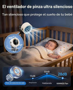 KIMMOO Ventilador portátil recargable de 4000 mAh, control táctil d...