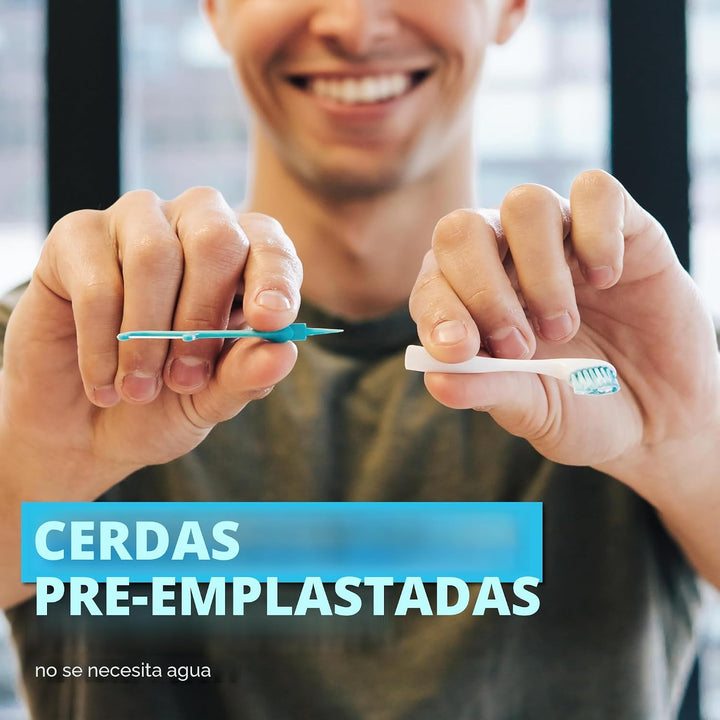 Brushee - Cepillo de dientes desechable de viaje, blanqueamiento pr...