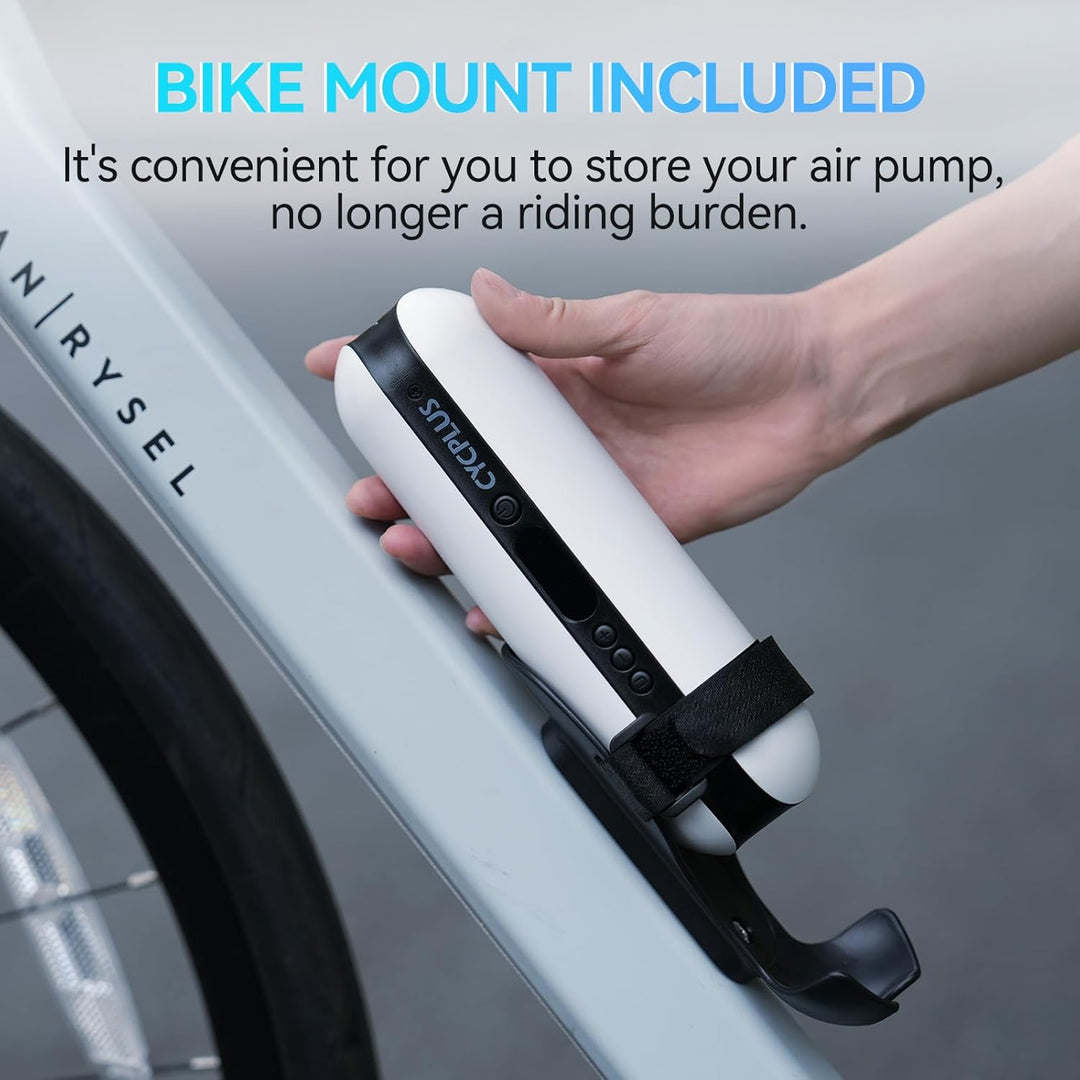 CYCPLUS Electric Air Compressor Portable Bicycle Pump Car Tire Infl...