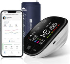 huangirl Monitor de presión arterial superior del brazo, brazalete automático de presión arterial con puño grande, monitores de presión arterial para uso doméstico