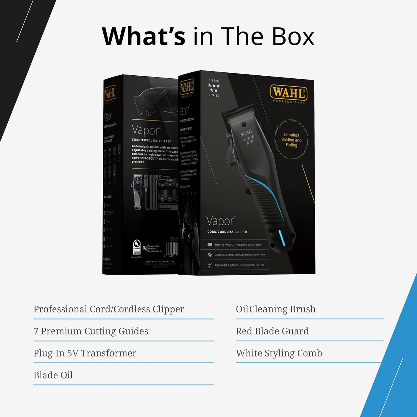 Wahl Professional Cortadora de Vapor de 5 Estrellas con Cuchilla Aj...
