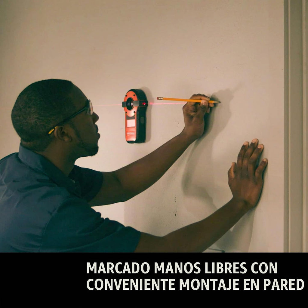CRAFTSMAN Sensor láser de nivel y perno, rango de visibilidad de 20 pies (CMHT77636), rojo