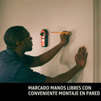 CRAFTSMAN Sensor láser de nivel y perno, rango de visibilidad de 20 pies (CMHT77636), rojo