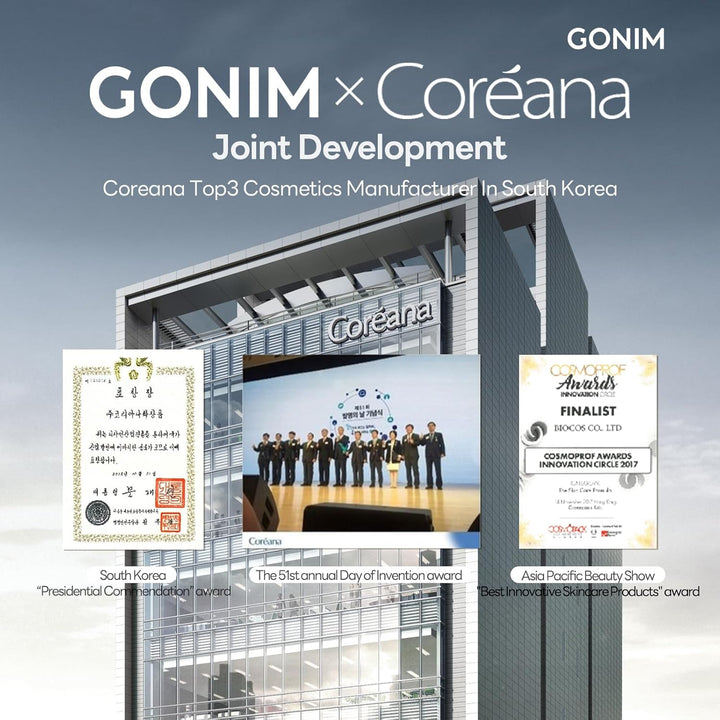 GONIM Máscara facial coreana con parches integrados para los ojos c...