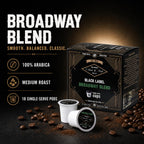 A&P Broadway Blend Cápsulas de café tostado medio, 100% arábica, 72