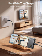 llano Transmisor y receptor HDMI inalámbrico USB-C S9, 328FT/100M