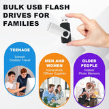 Memoria USB de 8 GB, paquete de 10 unidades de memoria USB a granel...