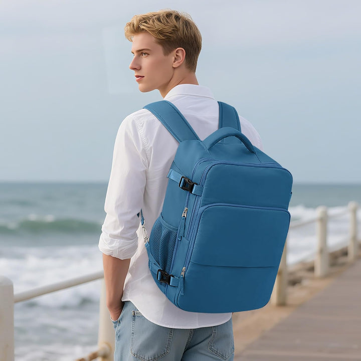Mochila de Viaje Sinaliy, Azul profundo, X-Grande