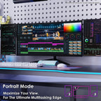 Kado Paquete de 2 monitores portátiles FHD de 15.6 pulgadas 1080p,...