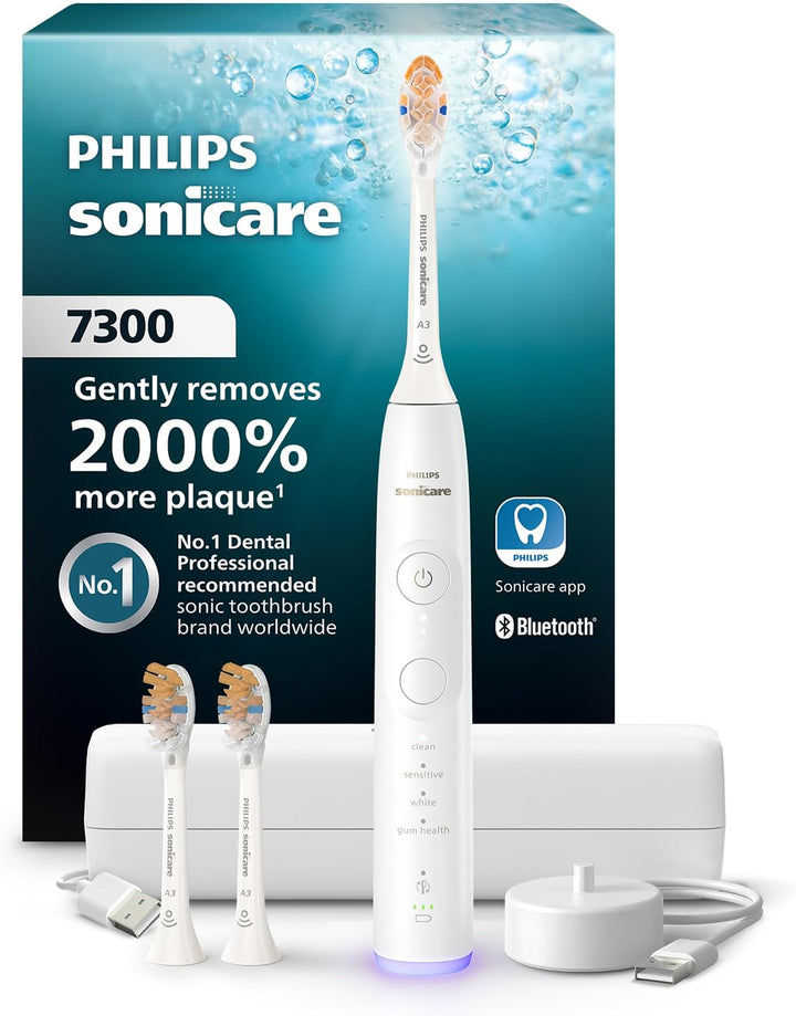 Philips Sonicare Cepillo de dientes eléctrico serie 7300, tecnologí...