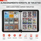 Carpeta de 9 bolsillos para tarjetas coleccionables, álbum con