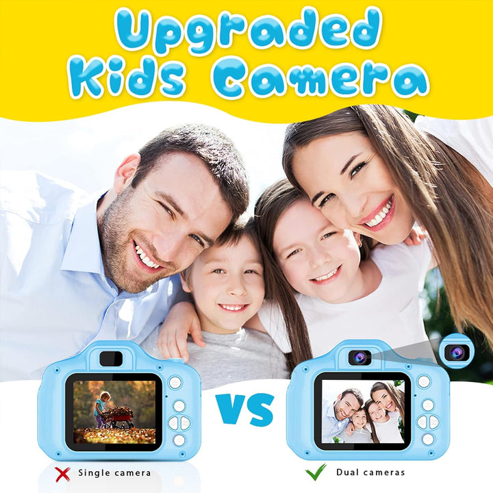 Dylanto Cámara de selfie mejorada para niños, regalos de cumpleaños...