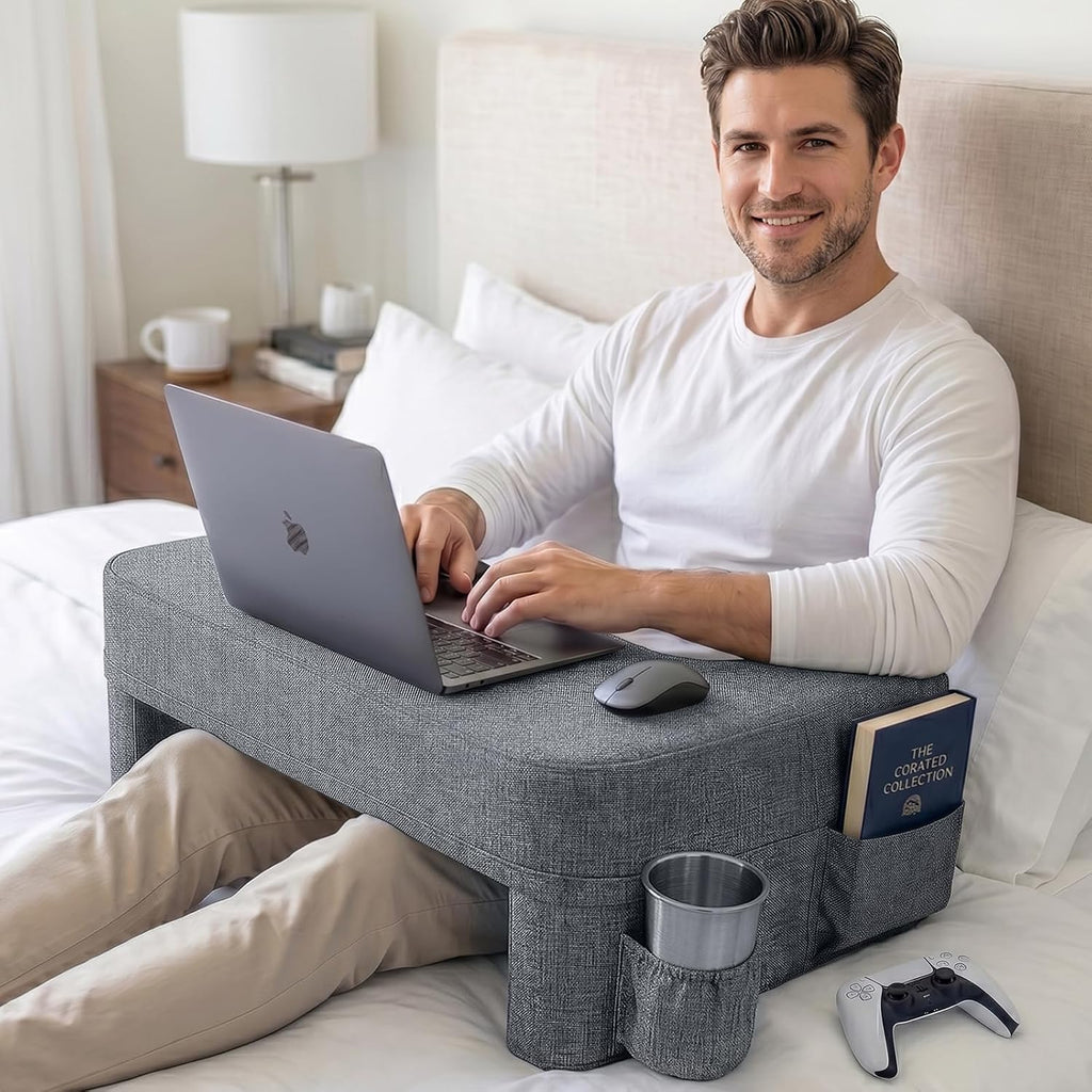 Almohada de escritorio extra ancha de 26 pulgadas, escritorio para