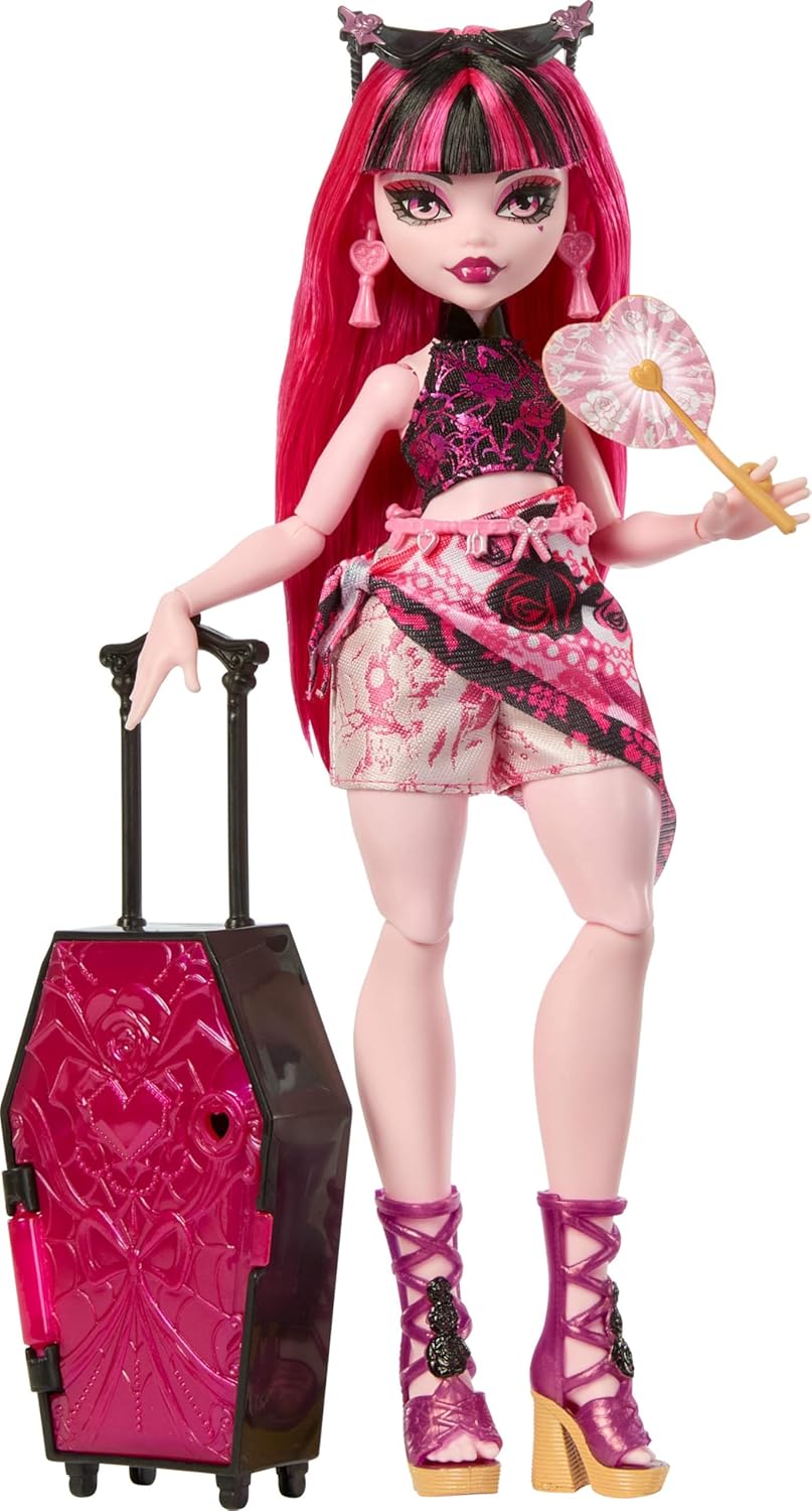 Monster High Skulltimate Secrets Draculaura - Juego de muñeca y accesorios, Destino
