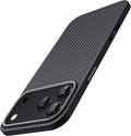JETech Funda delgada de fibra de aramida para iPhone 18 Pro/17 Pro