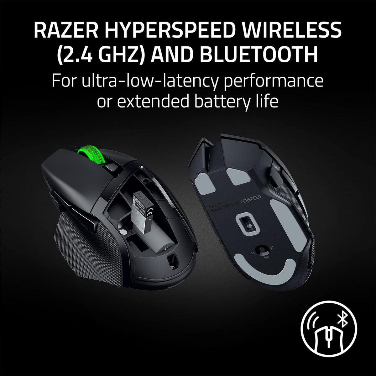 Razer Basilisk V3 X HyperSpeed Ratón inalámbrico