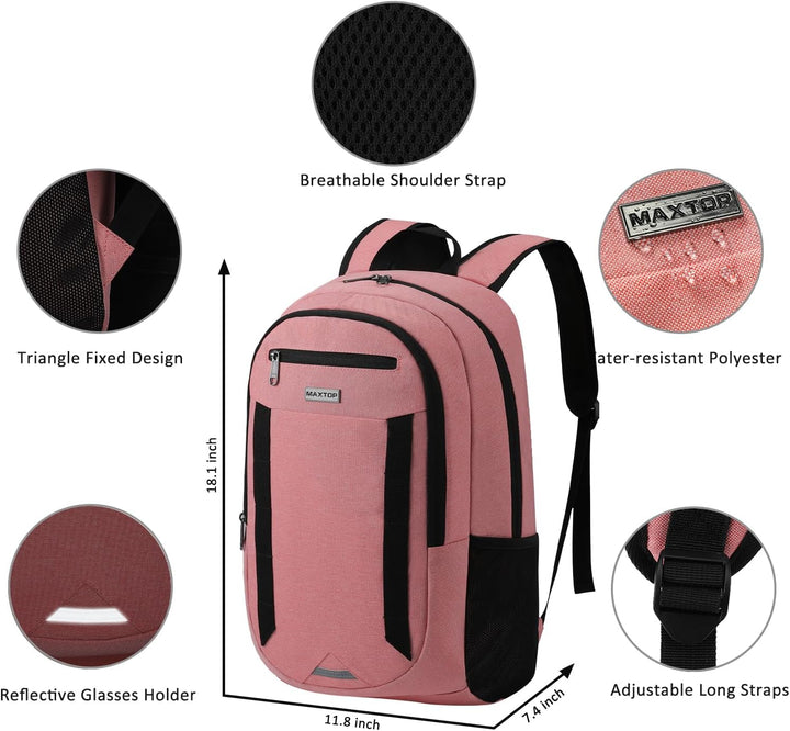 MAXTOP Mochila de viaje para computadora portátil, mochilas de nego...