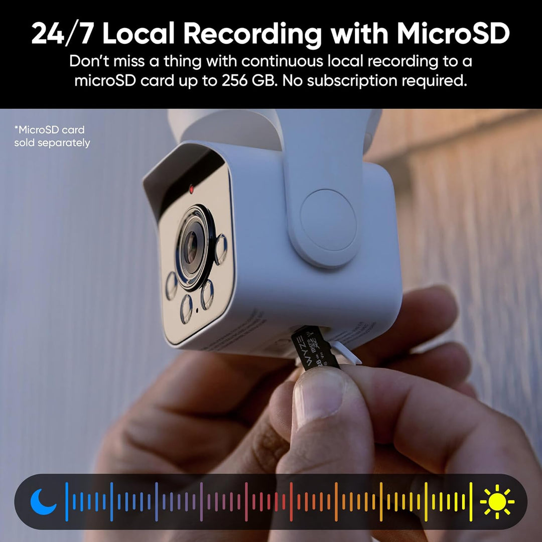 WYZE Cámara de seguridad con bombilla, 2K HD cámara de bombilla par...