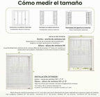 Persianas de Madera Real Sin Cables de 2" 23"W x 48"H Blanco en Pino para Ventanas de Interior