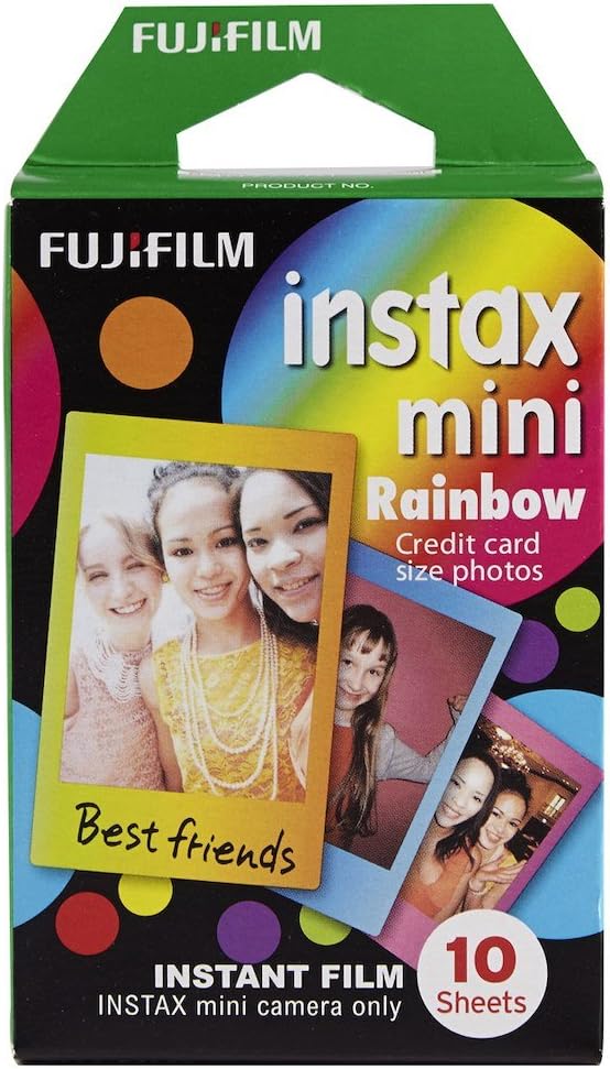 Fujifilm Instax Mini Película instantánea arcoíris (paquete de 5)