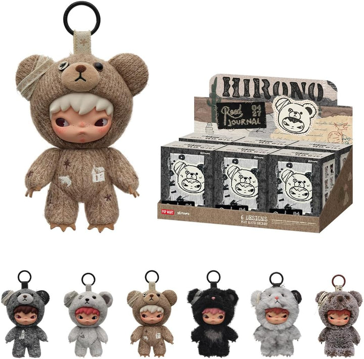POP MART Hirono Road Journal Series - Muñeco de peluche con colgant...