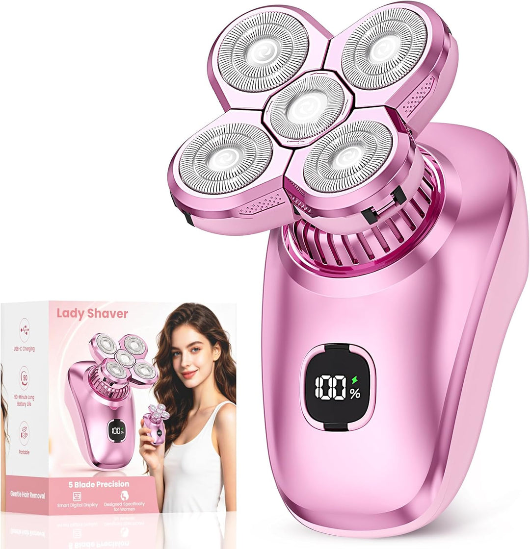 Maquinillas de afeitar eléctricas para piernas de mujer, Afeitadora...