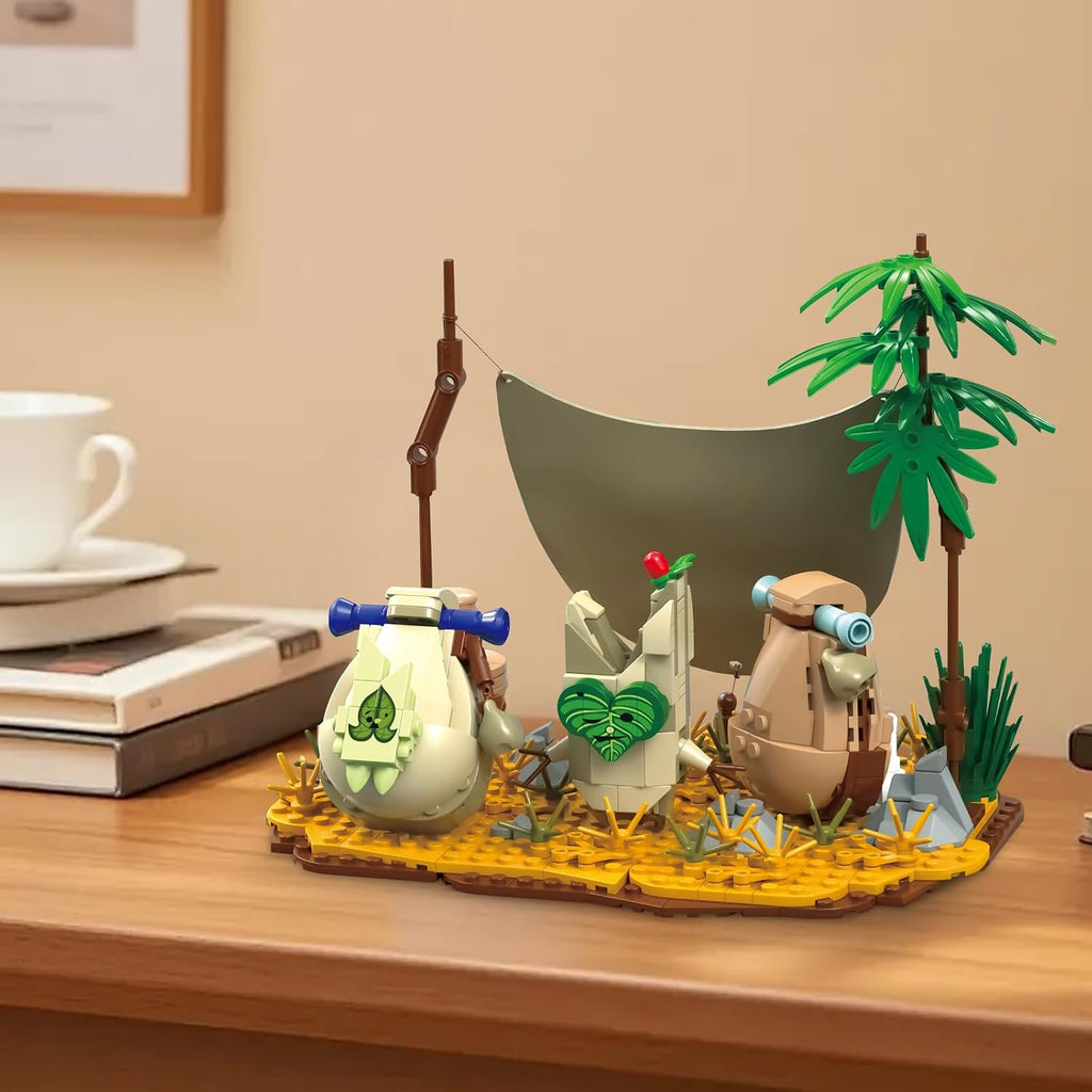 Koroks - Juego de construcción compatible con LEGO para adultos, Set de rescate del compañero espíritu del bosque de Link para fanáticos de BOTW, grandes juguetes de regalo para fanáticos y adultos