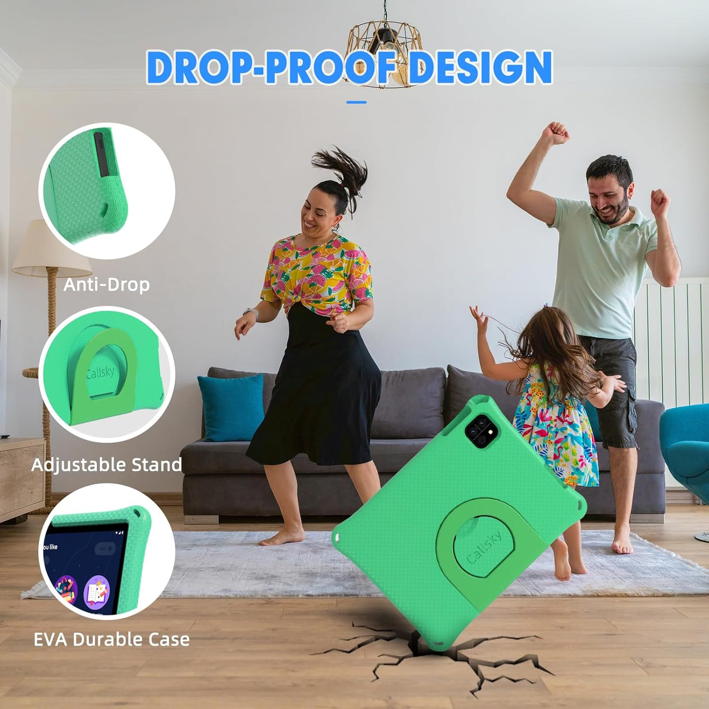 Tableta para niños: Tablet Android 15 de 10 pulgadas para niños, ba...