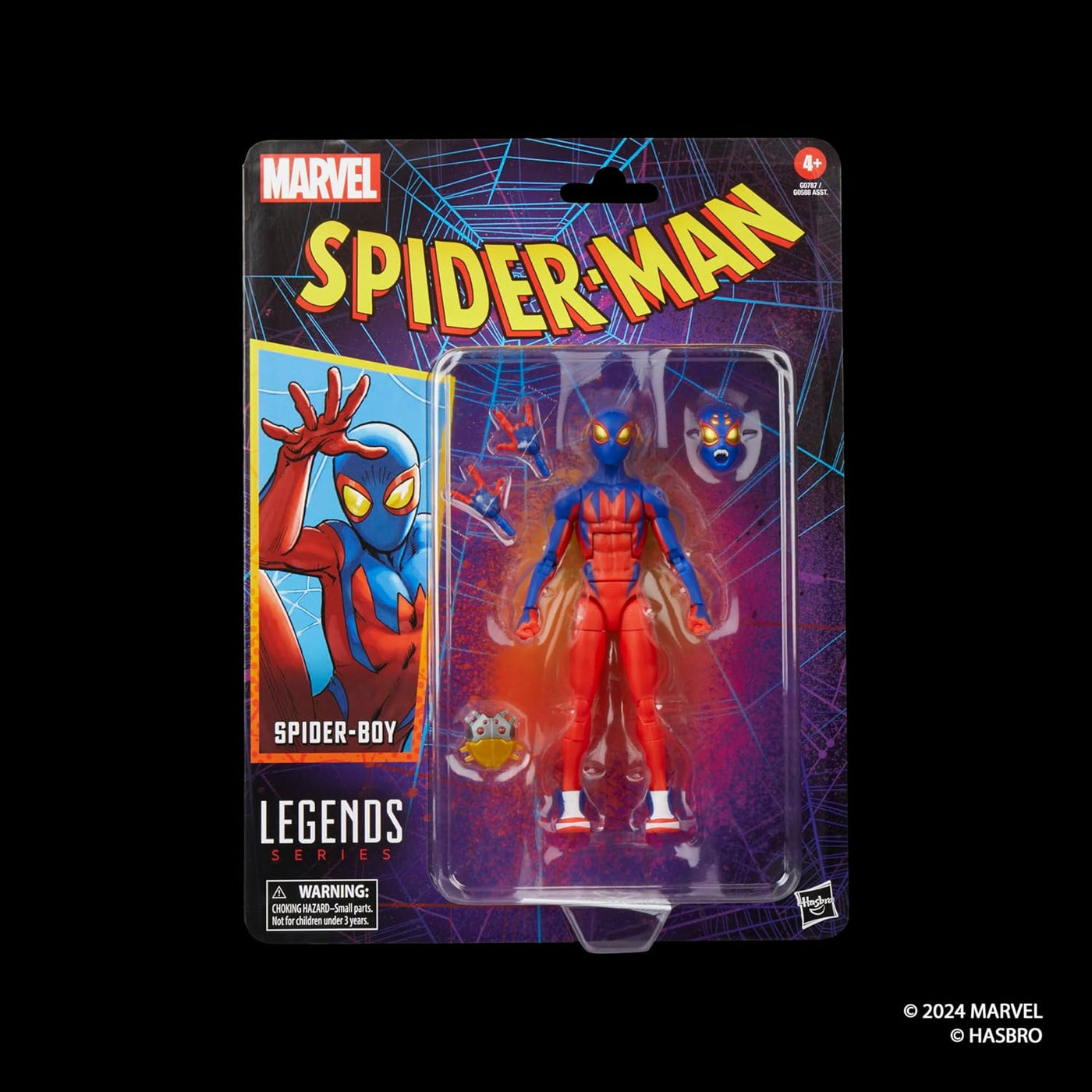 Marvel Legends Series Spider-Boy Retro Comics Figura de