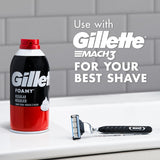 Gillette Crema de afeitar regular espumosa, paquete de 12, 11 onzas...