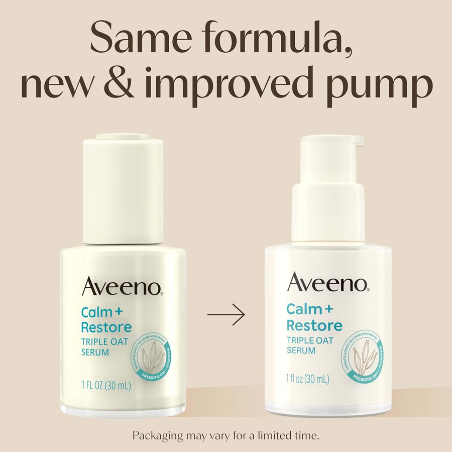 Aveeno Paquete de cuidado de la piel para pieles sensibles, calma y...