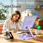 Estación de carga magnética para múltiples dispositivos Apple, cargador inalámbrico con reloj y luz, soporte de carga plegable con cable para iPad/Tab, cargador seguro para iPhone 17, para Apple Watch