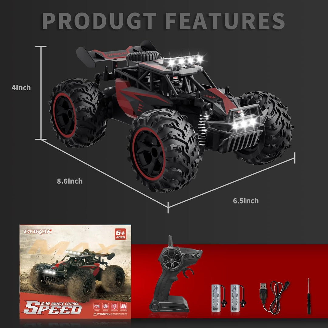 Carox Coche de control remoto, 2.4 GHz 25 KM\/H Coche RC de alta ve...