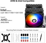 Thermalright Peerless Assassin 120 SE ARGB V2 Enfriador de CPU, ven...